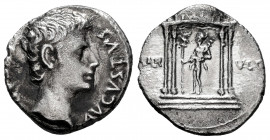 Augustus. Denarius. 19 BC. Colonia Patricia (Córdoba). (Rsc-194). (Ffc-148). (Ric-69a). (Cal-770). Anv.: CAESAR AVGVSTVS bare head of Augustus right. ...