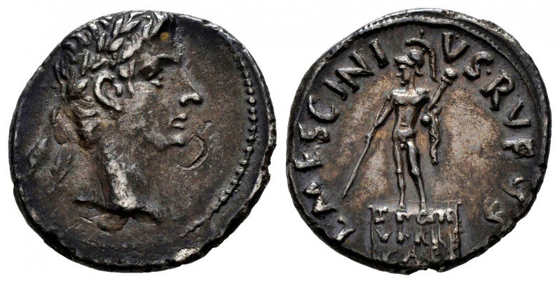 Augustus. L. Mescinius Rufus. Denarius. 16 BC. Rome. (Rsc-463a). (Ffc-289). (Rsc...