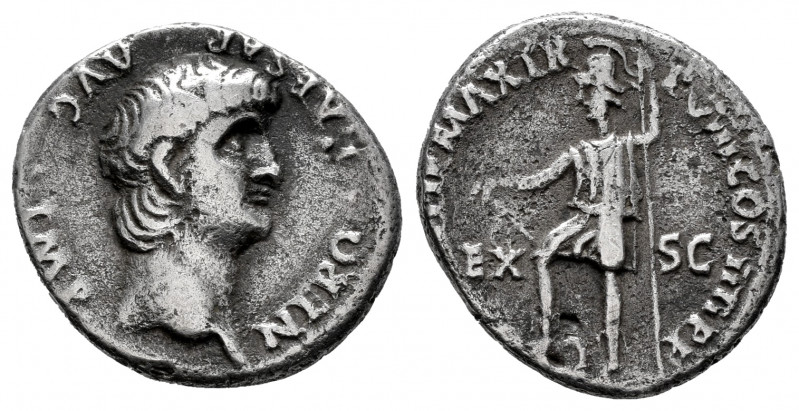 Nero. Denarius. 61-62 AD. Rome. (Ric-32). (Rsc-226). Anv.: NERO CAESAR AVG IMP, ...