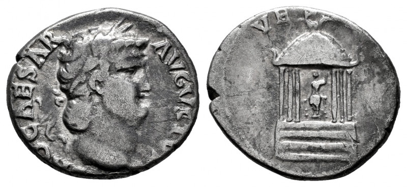 Nero. Denarius. 65-66 AD. Rome. (Ric-62). (Rsc-335). Anv.: NERO CAESAR AVGVSTVS,...