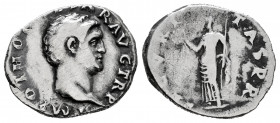 Otho. Denarius. 69 AD. Rome. (Ric-10). (Rsc-15). Anv.: IMP OTHO (CAES)AR AVG TR P, bare head to right. Rev.: SECVRITAS P R, Securitas standing facing,...