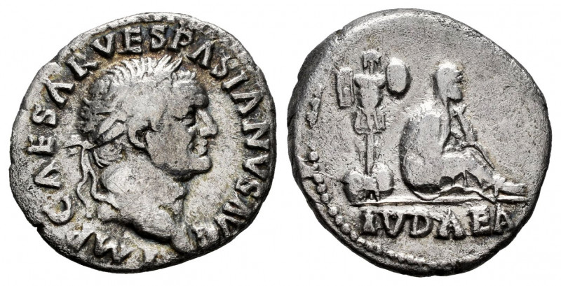 Vespasian. Denarius. 69-70 AD. Rome. (Ric-II 2.2). (Bmcre-35). (Rsc-226). Anv.: ...