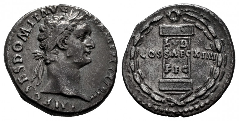 Domitian. Denarius. 88 AD. Rome. (Ric-II 2.604). (Bmcre-137). (Rsc-70). Anv.: IM...