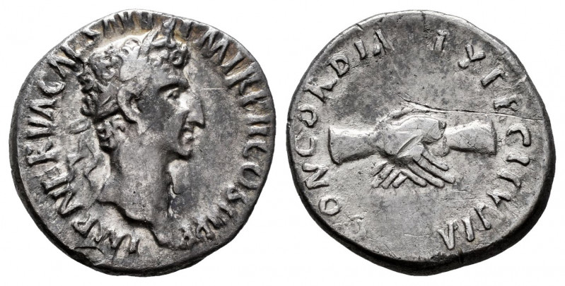 Nerva. Denarius. 97 AD. Rome. (Ric-II 14). (Bmcre-25). (Rsc-22). Anv.: IMP NERVA...