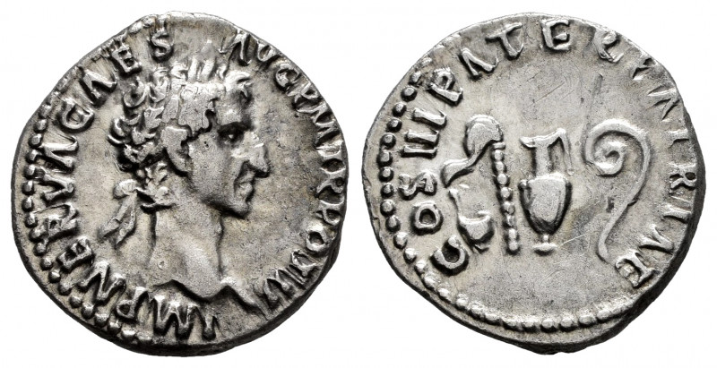 Nerva. Denarius. 97 AD. Rome. (Ric-II 24). (Bmcre-33). (Rsc-51). Anv.: IMP NERVA...