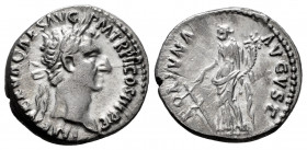 Nerva. Denarius. 97 AD. Rome. (Ric-II 16). (Bmcre-37). (Rsc-71). Anv.: IMP NERVA CAES AVG P M TR P II COS III P P, laureate head to right. Rev.: FORTV...