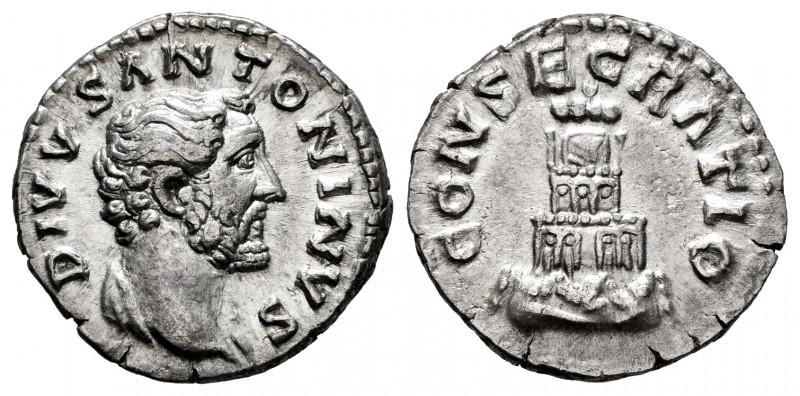 Divus Antoninus Pius. Denarius. 161 AD. Rome. (Ric-III 436). (Bmcre-57). (Rsc-16...