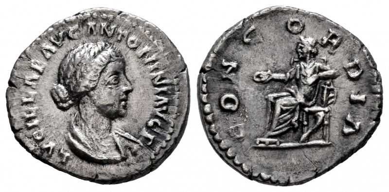 Lucilla. Denarius. 161-163 AD. Rome. (Ric-III 757). (Bmcre-305). (Rsc-6). Anv.: ...