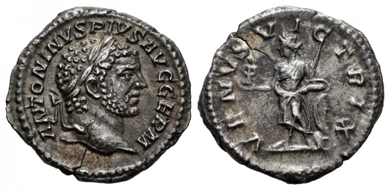 Caracalla. Denarius. 213-217 AD. Rome. (Ric-IV 311b). (Bmcre-82). (Rsc-606). Anv...