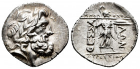 Thessaly. Thessalian League. Stater. 1st century BC. Hippolochos and Atrestides, magistrates. (Hgc-4, 209). (BCD Thessaly-II 833). Anv.: Laureate head...