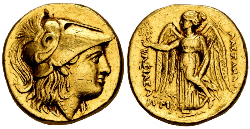 Seleukid Kingdom. Seleukos I Nikator. Stater. 311-308 BC. Babylon. In the name a...