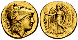 Seleukid Kingdom. Seleukos I Nikator. Stater. 311-308 BC. Babylon. In the name and types of Alexander III of Macedon. (Price-3749). (SC-81.3). Anv.: H...