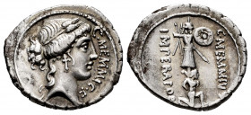 Memmius. C. Memmius C. f. Denarius. 56 BC. Rome. (Ffc-915). (Craw-427/1). (Cal-987). Anv.: C. MEMMI. C.F. before, head of Ceres right. Rev.: C. MEMMIV...