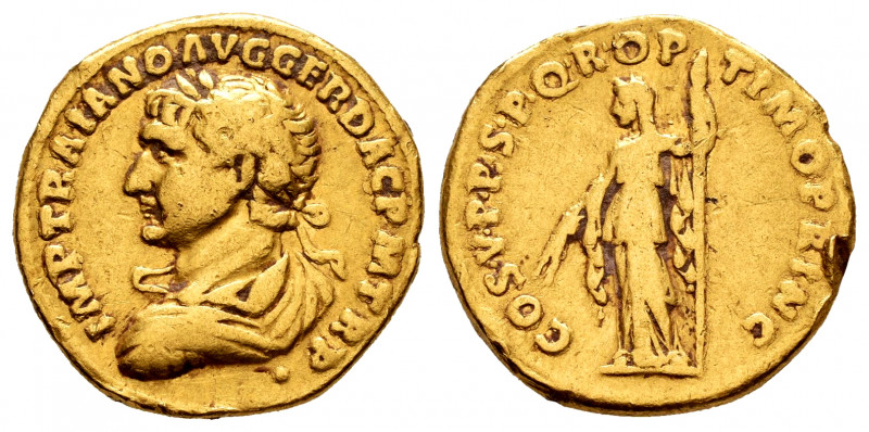 Trajan. Aureus. 103-111 AD. Rome. (Ric-111). (Cal-997). Anv.: IMP TRAIANO AVG GE...