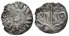 Kingdom of Navarre and Aragon. Sancho V Ramírez (1076-1094) or Sancho VI (1150-1194). Dinero. Navarre. (Cru-193, as Sancho VI). (Ros-3.3.2, as Sancho ...
