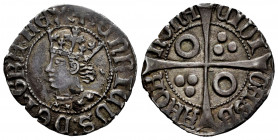 The Crown of Aragon. Enrique IV of Castille ( (1462-1464). Croat. Barcelona. (Cru-911.1). Anv.: ENRICVS: DEI: GRA: REX:. Rev.: CIVI / TASB / ARCK / NO...