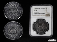 Philip V (1700-1746). 8 reales. 1743. México. MF. (Cal-1468). Ag. Slabbed by NGC as XF 40. NGC-XF. Est...400,00. 

Spanish Description: Felipe V (17...