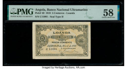 Angola Banco Nacional Ultramarino 5 Centavos 19.4.1918 Pick 49 PMG Choice About Unc 58. 

HID09801242017

© 2020 Heritage Auctions | All Rights Reserv...