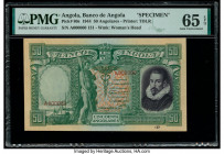 Angola Banco De Angola 50 Angolares 1.10.1944 Pick 80s Specimen PMG Gem Uncirculated 65 EPQ. 

HID09801242017

© 2020 Heritage Auctions | All Rights R...