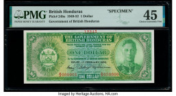 British Honduras Government of British Honduras 1 Dollar 1.2.1952 Pick 24bs Specimen PMG Choice Extremely Fine 45. Annotations. 

HID09801242017

© 20...
