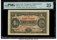 Cape Verde Banco Nacional Ultramarino 5 Escudos 1.1.1921 Pick 34 PMG Very Fine 25. 

HID09801242017

© 2020 Heritage Auctions | All Rights Reserved