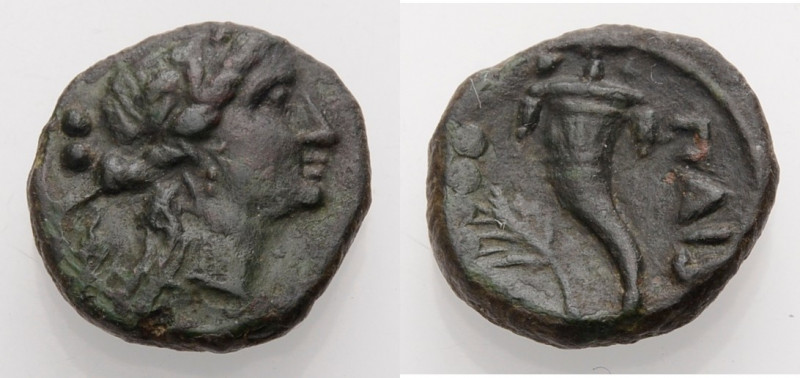 Lukanien. 
Poseidonia. 
Als Paestum, 280-1 v. Chr. Triens, Bronze, 218-201 v. ...