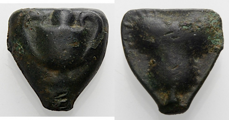 Sizilien. 
Selinunt (Selinous). 
Hexas (Dionkia), bronze, 450-440 v. Chr. Kant...