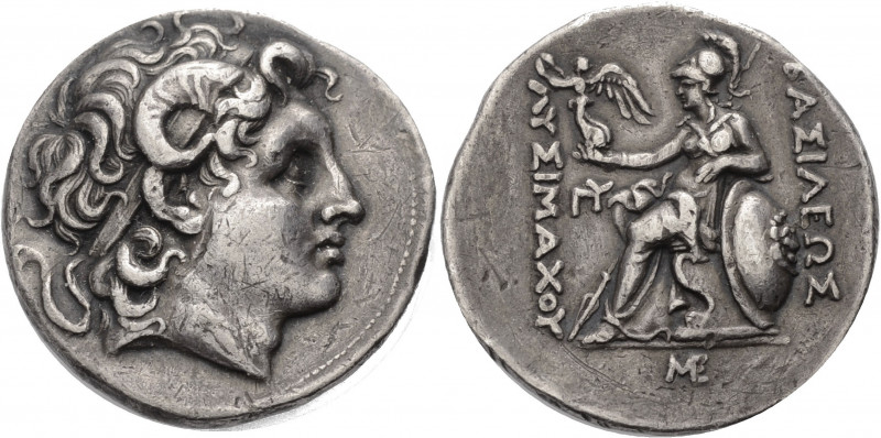 Thrakien. 
Könige von Thrakien. 
Lysimachos, 323-281 v. Chr. Tetradrachmon, 29...