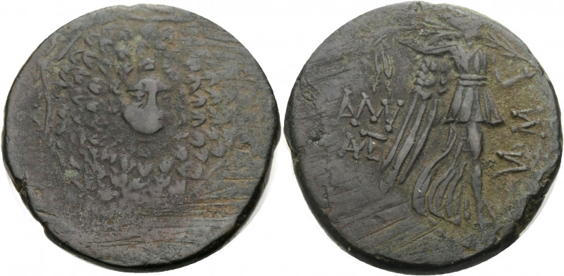 Pontos. 
Amisos. 
Bronze, Zeit Mithridates Eupators. 120-63 v. Chr. Aegis mit ...