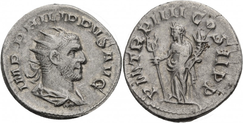 Kaiserzeit. 
Philippus I. Arabs, 244-249. Antoninian, datiert 247 Drap., gep. B...