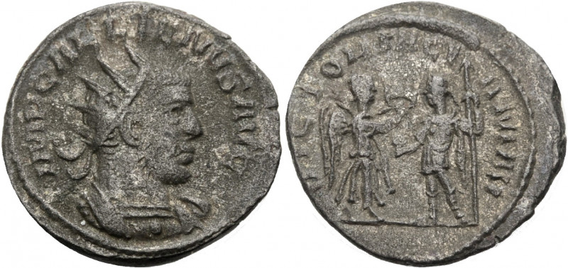 Kaiserzeit. 
Gallienus, 253-268. Antoninian, Antiochia. Gep. Büste mit Strkr. n...