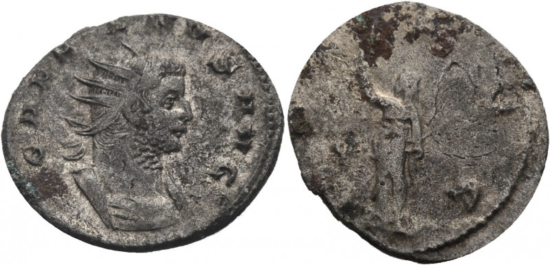 Kaiserzeit. 
Gallienus, 253-268. Antoninian, Rom. Gep. Büste mit Strkr. n. r. R...