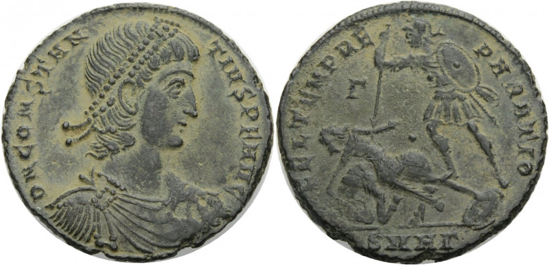 Kaiserzeit. 
Constantius II., 337-361. Aes II, 348-351 Herakleia. Drap., gep. B...