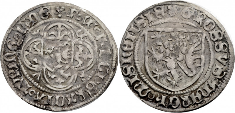 Sachsen/-Meissen. 
FRIEDRICH d. STREITBARE, WILHELM II. u. FRIEDRICH, 1412-1425...
