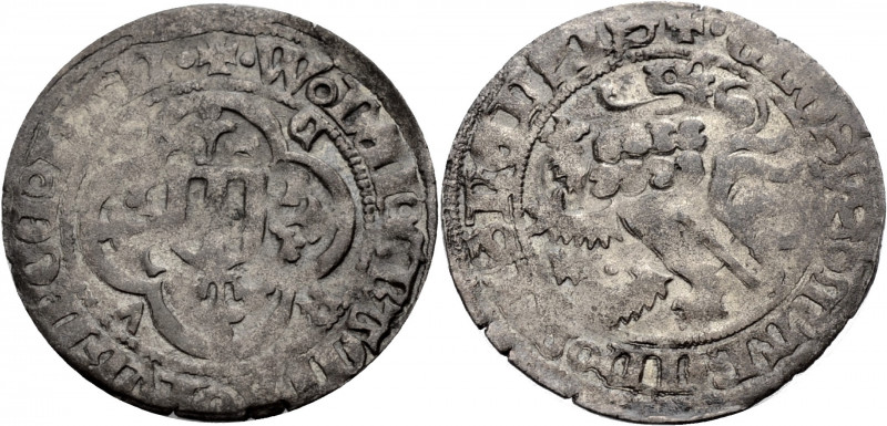 Sachsen/-Meissen. 
WILHELM III., 1445-1482. Neuer Schockgroschen, Gotha. Landsb...