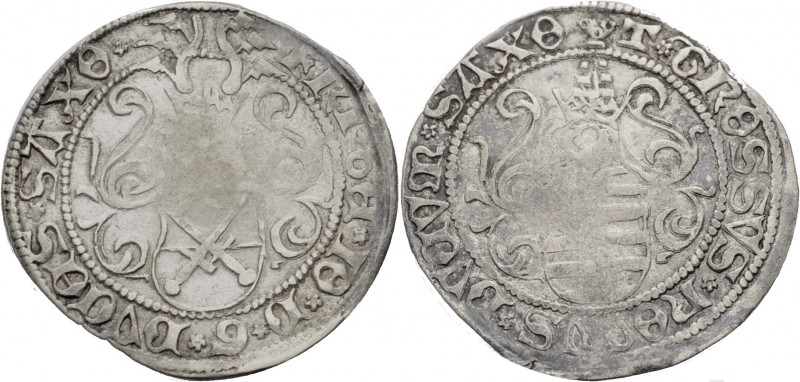 Sachsen/-Kurfürstentum und Herzogtum gemeinsam. 
FRIEDRICH III. DER WEISE, GEOR...