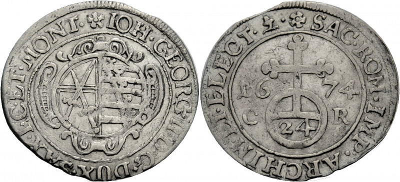 Sachsen/-Alb. Linie, Kurfürstentum nach 1547. 
JOHANN GEORG II., 1656-1680. Gro...