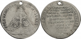 Sachsen/-Alb. Linie, Kurfürstentum nach 1547. 
JOHANN GEORG IV., 1691-1694. Doppelgroschen 1694, Dresden, auf seinen Tod. Pyramide mit Kurschild und ...