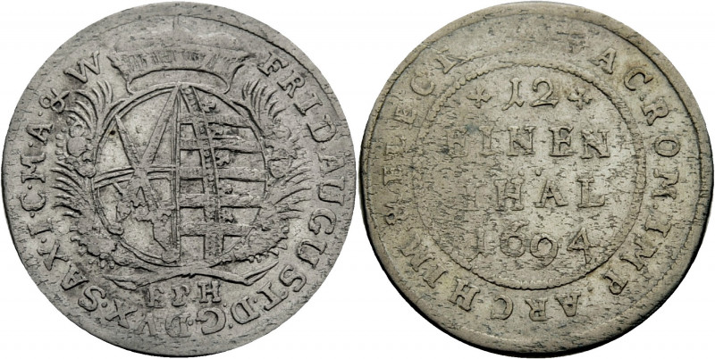Sachsen/-Alb. Linie, Kurfürstentum nach 1547. 
FRIEDRICH AUGUST I., 1694-1733. ...