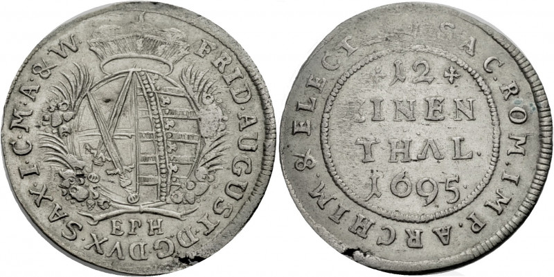 Sachsen/-Alb. Linie, Kurfürstentum nach 1547. 
FRIEDRICH AUGUST I., 1694-1733. ...