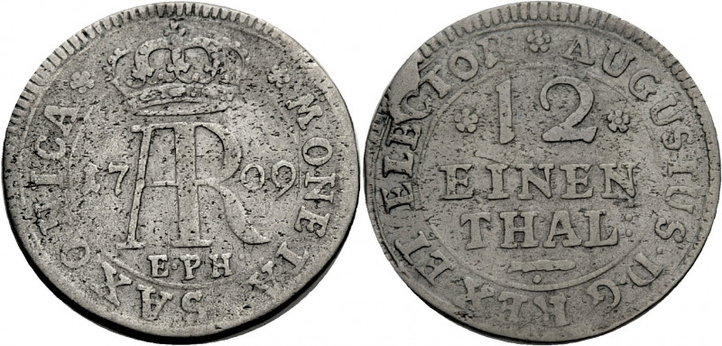 Sachsen/-Alb. Linie, Kurfürstentum nach 1547. 
FRIEDRICH AUGUST I., 1694-1733. ...