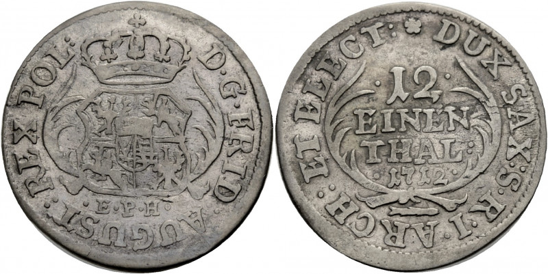 Sachsen/-Alb. Linie, Kurfürstentum nach 1547. 
FRIEDRICH AUGUST I., 1694-1733. ...