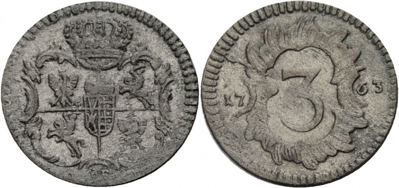 Sachsen/-Alb. Linie, Kurfürstentum nach 1547. 
FRIEDRICH AUGUST II., 1733-1763....