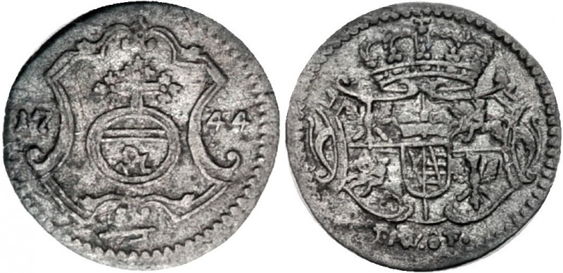 Sachsen/-Alb. Linie, Kurfürstentum nach 1547. 
FRIEDRICH AUGUST II., 1733-1763....