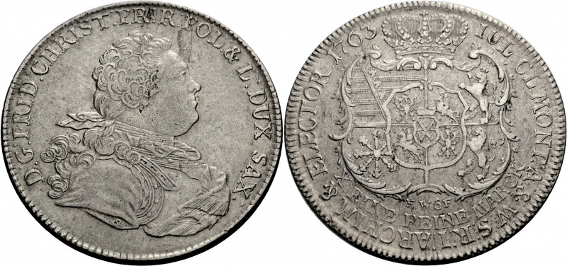 Sachsen/-Alb. Linie, Kurfürstentum nach 1547. 
FRIEDRICH CHRISTIAN, 1763 (5. Ok...