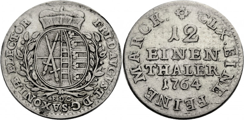 Sachsen/-Alb. Linie, Kurfürstentum nach 1547. 
FRIEDRICH AUGUST III., 1763-1806...