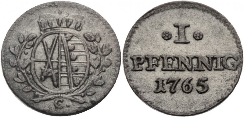 Sachsen/-Alb. Linie, Kurfürstentum nach 1547. 
FRIEDRICH AUGUST III., 1763-1806...