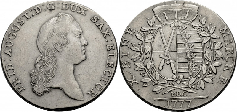 Sachsen/-Alb. Linie, Kurfürstentum nach 1547. 
FRIEDRICH AUGUST III., 1763-1806...