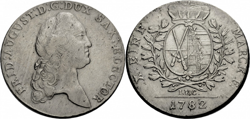 Sachsen/-Alb. Linie, Kurfürstentum nach 1547. 
FRIEDRICH AUGUST III., 1763-1806...