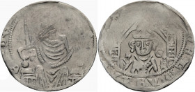 Werden und Helmstedt, Abteien in Personalunion. 
WILHELM II. VON HARDENBERG, 1310-1330. Pfennig. Brustbild des infulierten Abtes mit segnender Hand u...